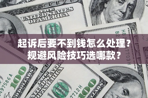 北京起诉后要不到钱怎么处理?规避风险技巧选哪款? 北京起诉后要不到钱怎么处理?规避风险技巧选哪款?